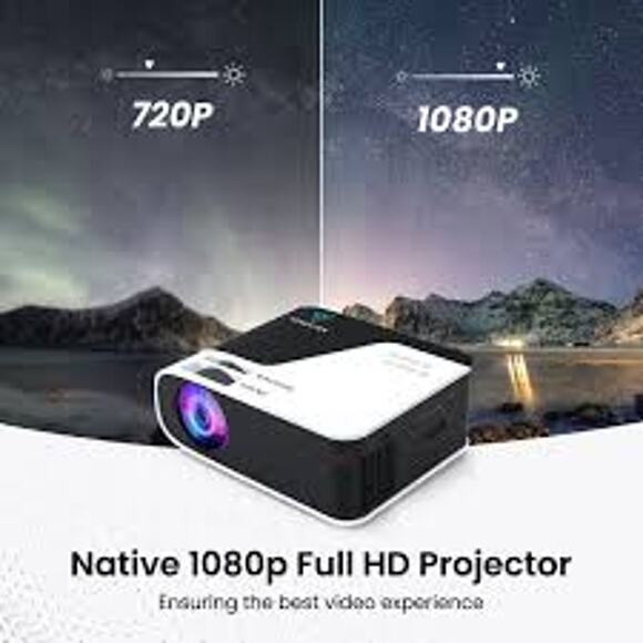 NEW VERRATEK LUMAVISION PRO NATIVE 1080P PROJECTOR - BIG SCREEN SIZE - Picture 6 of 9